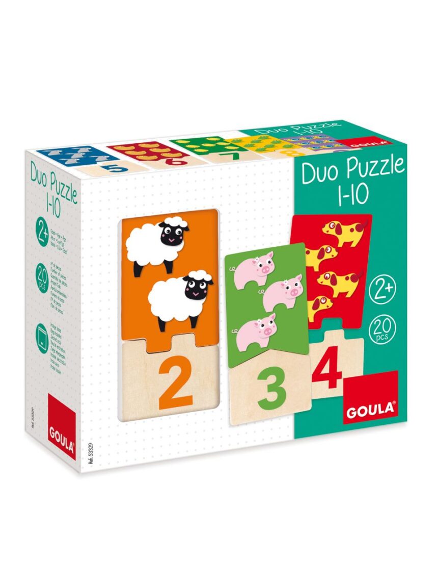 Duo puzzle 1-10 - goula - Goula