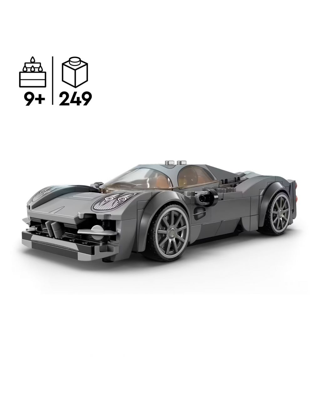 Pagani utopia - modellino di auto di hypercar italiana - da collezione 2023 - lego speed champions - LEGO