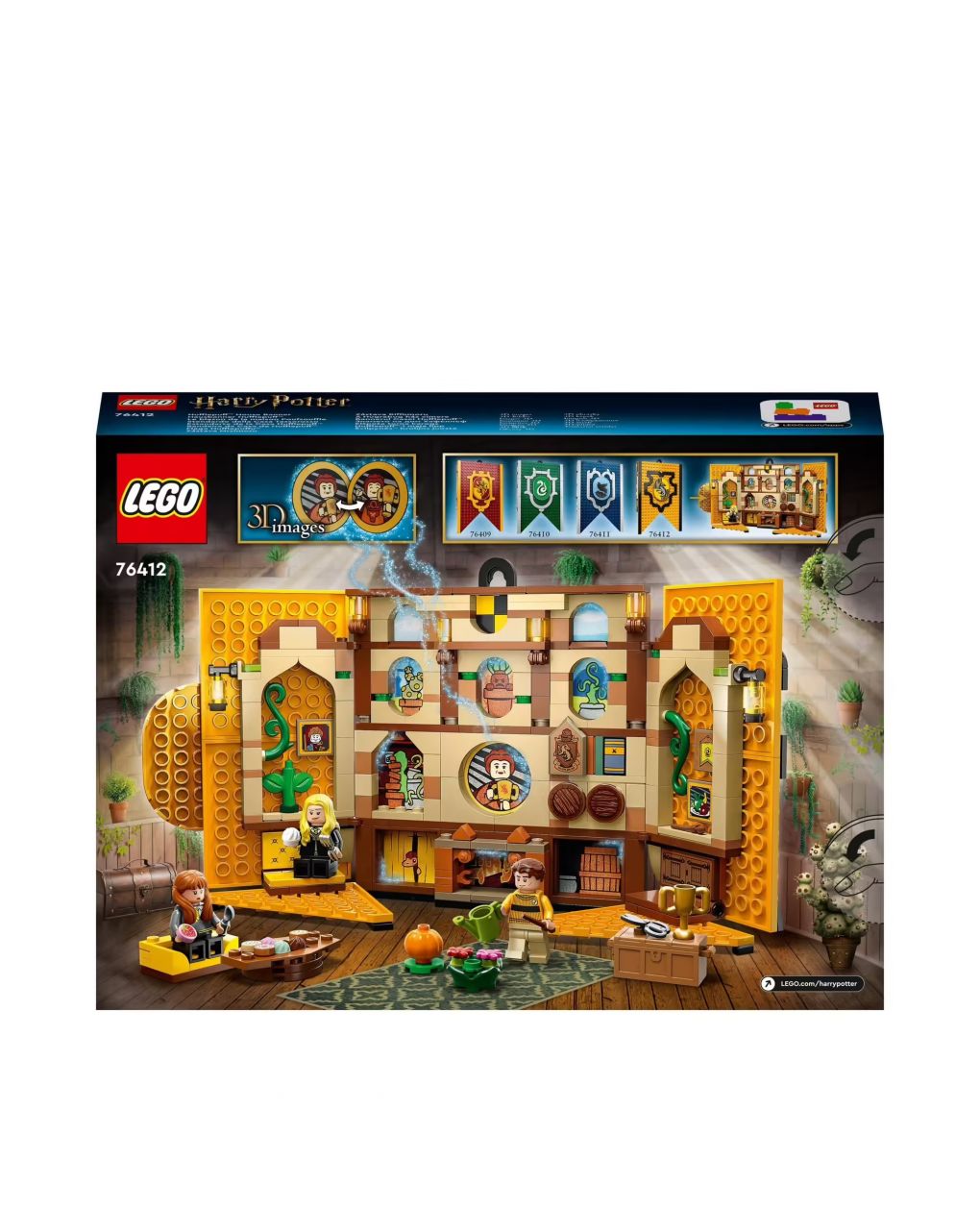 Stendardo della casa tassorosso da parete - sala comune castello di hogwarts 76412 - lego harry potter - LEGO