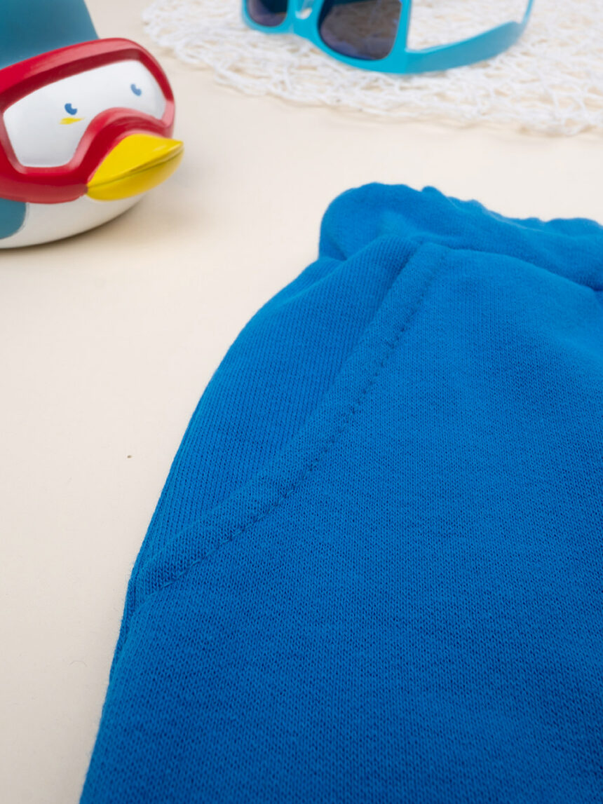 Bermuda bambino french terry blu - Prénatal