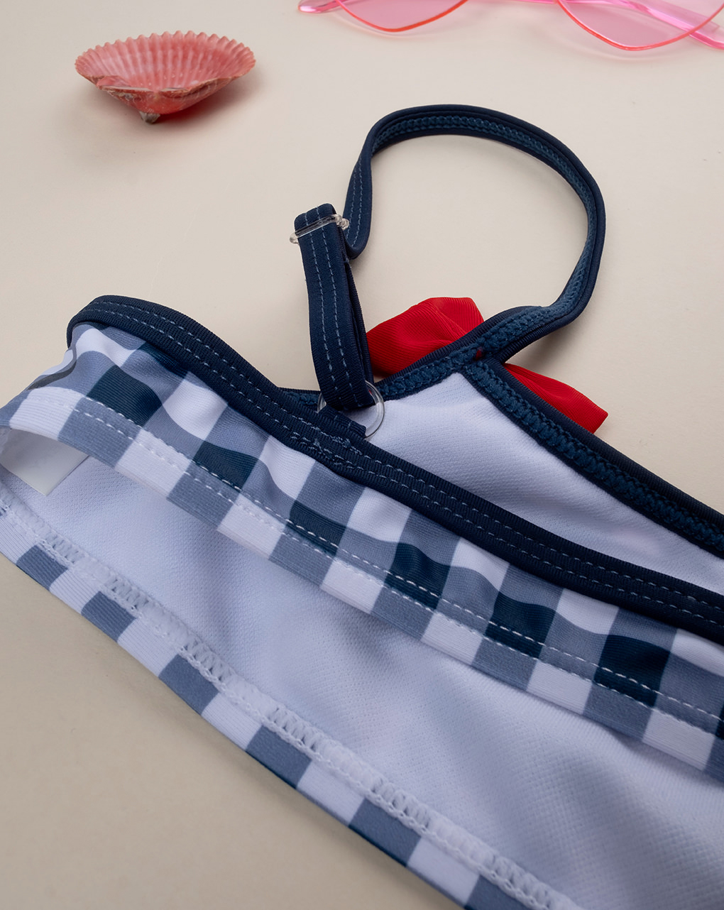 Bikini bambina vicky blu e bianco - Prénatal