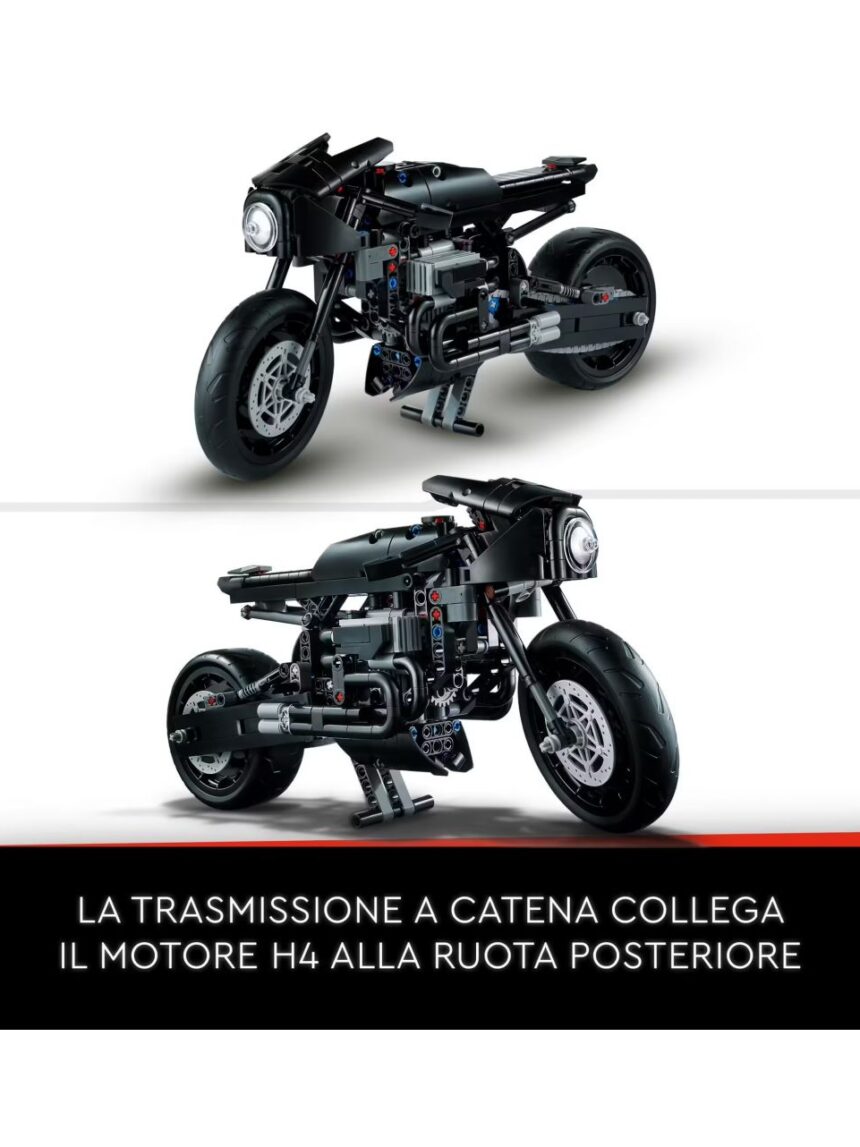 Batcycle moto giocattolo da collezione - film del 2022 - lego technic the batman - LEGO