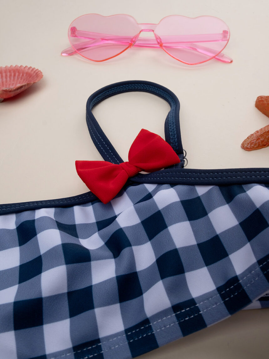 Bikini bambina vicky blu e bianco - Prénatal