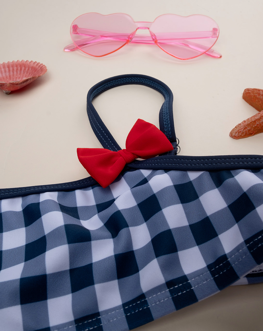 Bikini bambina vicky blu e bianco - Prénatal