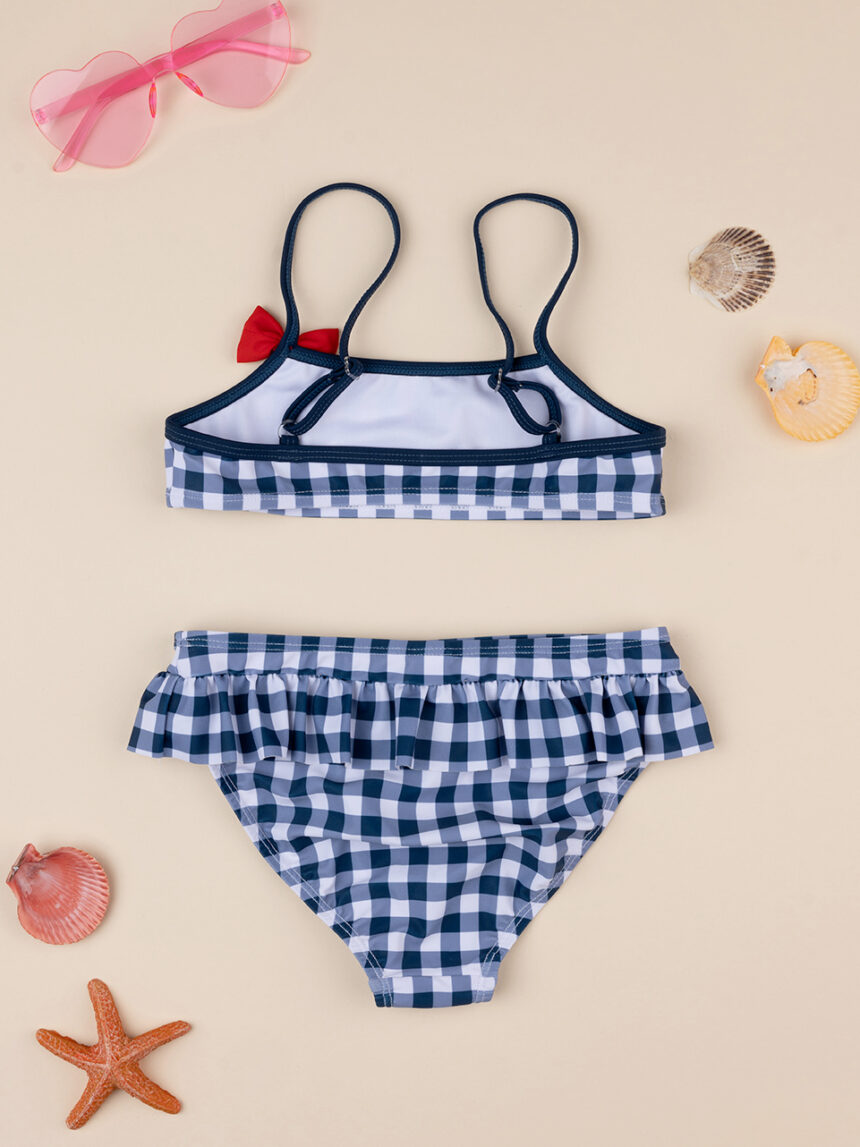 Bikini bambina vicky blu e bianco - Prénatal