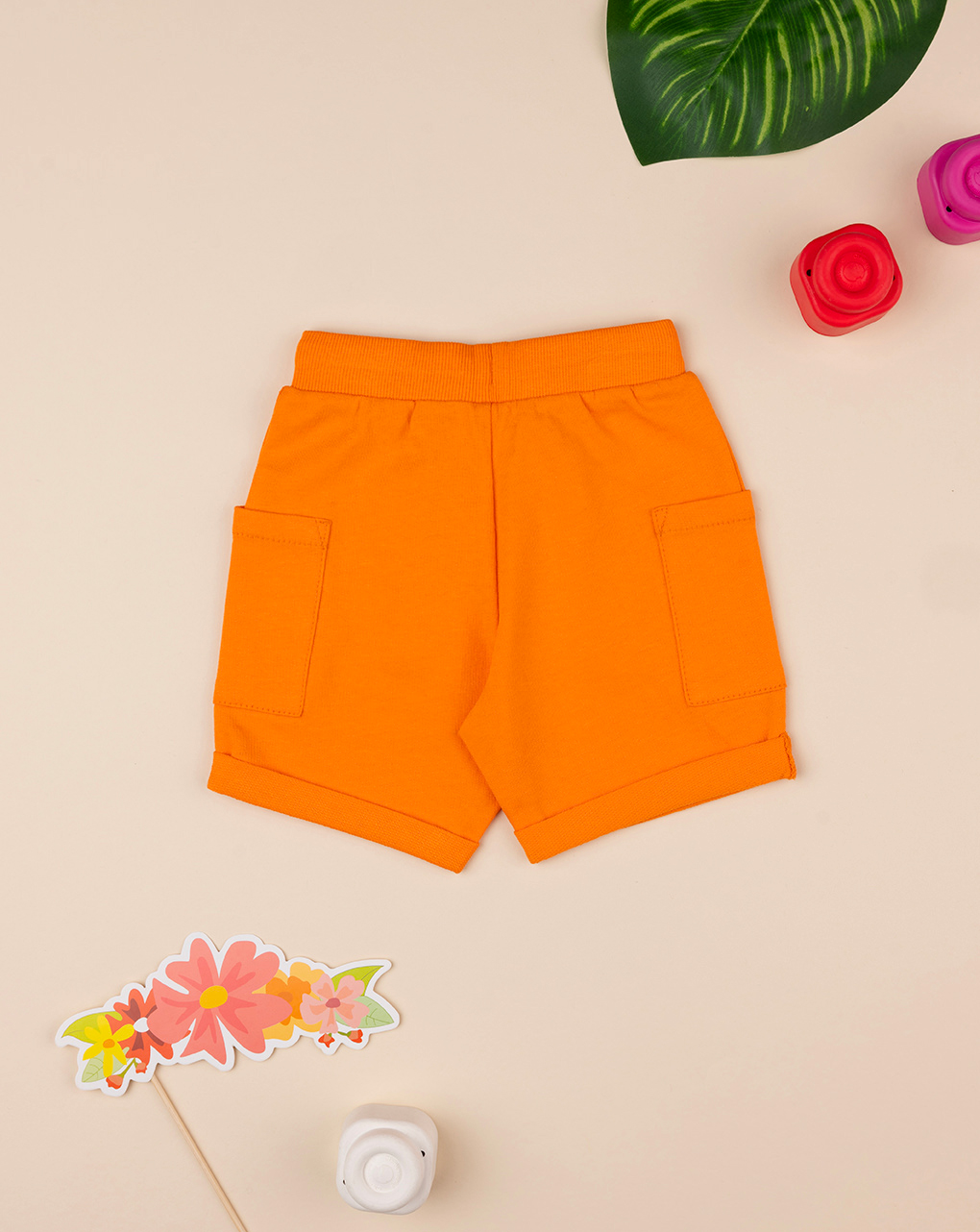 Shorts bimbo arancione - Prénatal