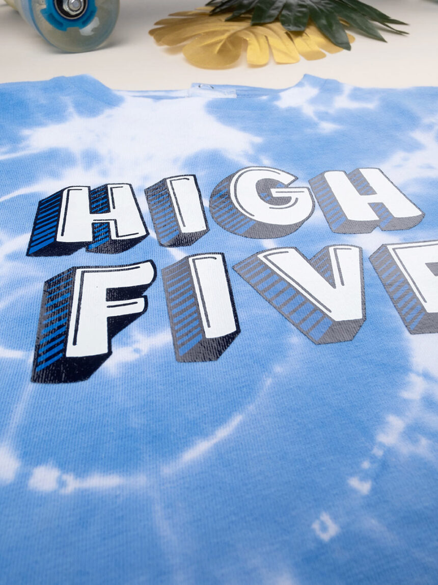 T-shirt bambino tie-dye "high five" - Prénatal