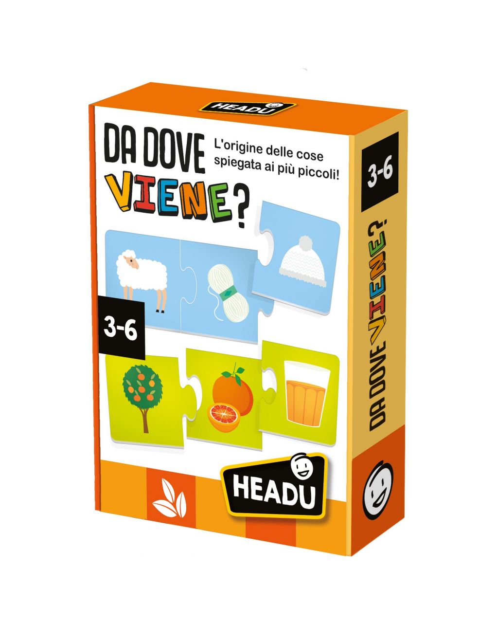 Da dove viene? l'origine delle cose spiegata ai più piccoli! 3/6 anni - headu - Headu