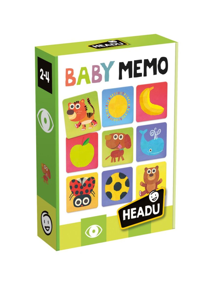 Baby memo. il mio primo gioco di memoria! 2/4 anni - headu - Headu
