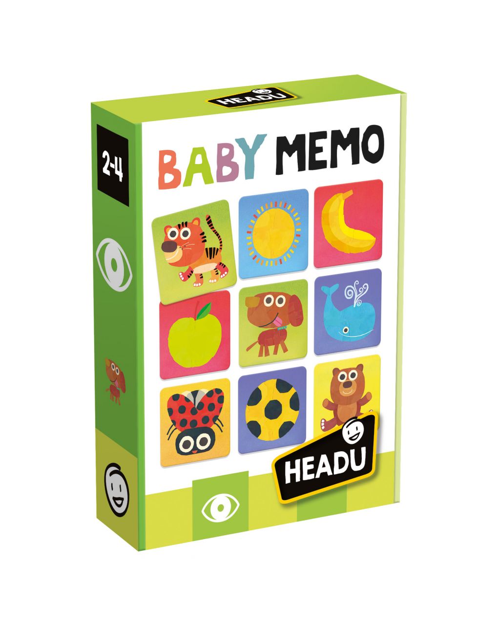 Baby memo. il mio primo gioco di memoria! 2/4 anni - headu - Headu