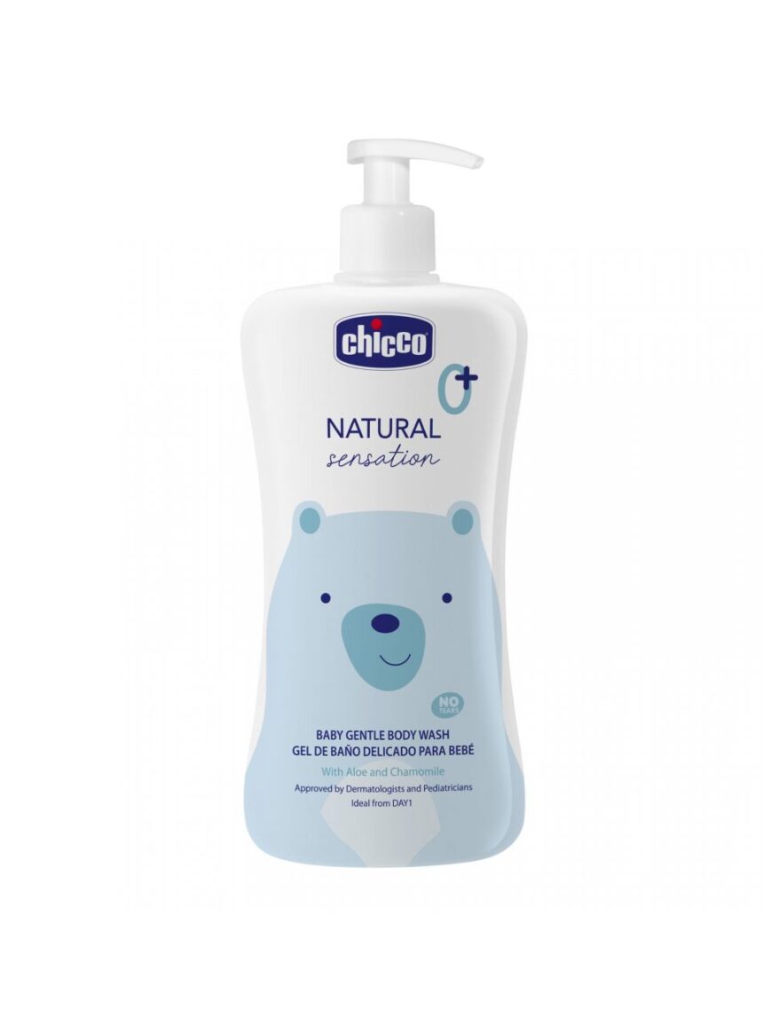 Baby detergente corpo natural sensation 500 ml - chicco - Chicco