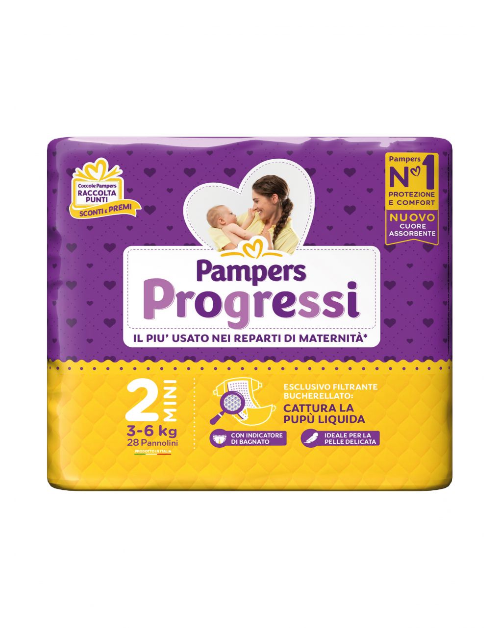 Progressi mini taglia 2 - 28 pannolini - pampers - Pampers