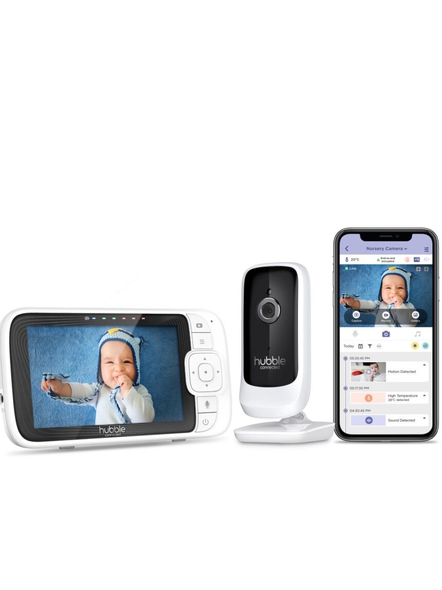 Video monitor hubble nursery pal link premium 5" - hubble connected - HUBBLE CONNECTED