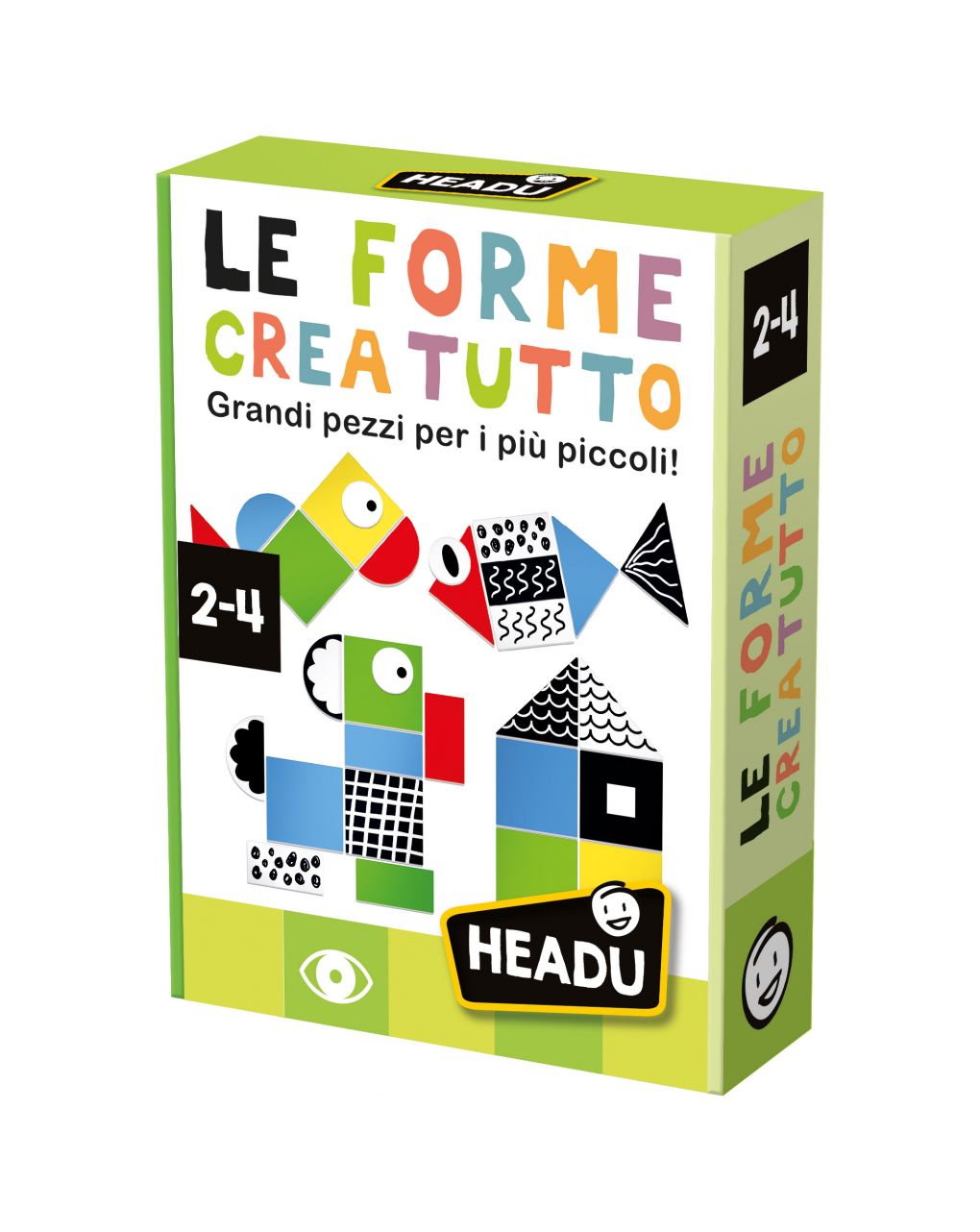Le forme crea tutto. grandi pezzi per i più piccoli! 2/4 anni - headu - Headu