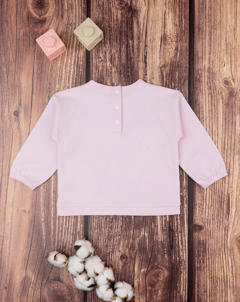 Maglia french terry bimba lilla - Prénatal