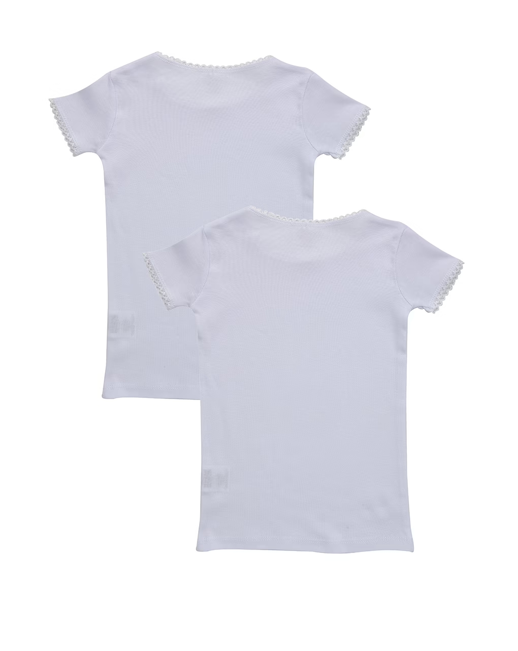 Pack 2 t-shirt bambino manica corta con bordo croquette - Prénatal