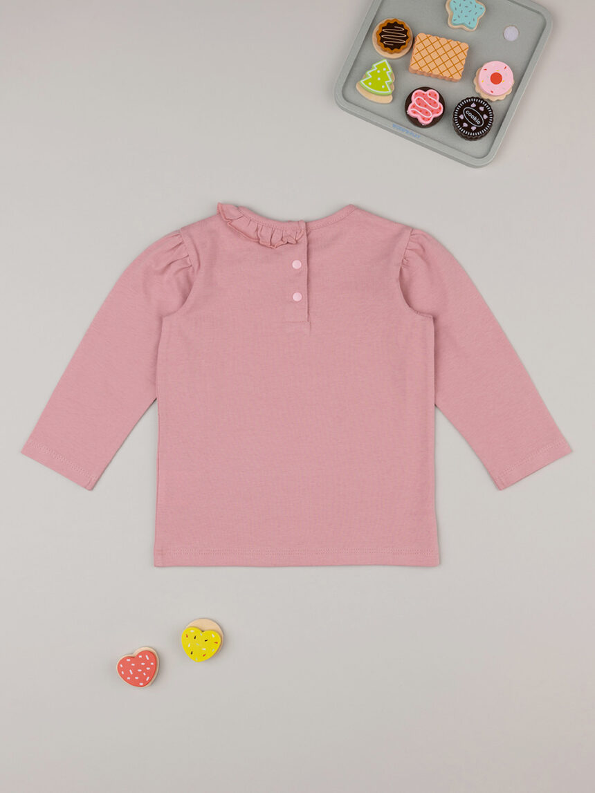 T-shirt bimba rosa "cuori" - Prénatal