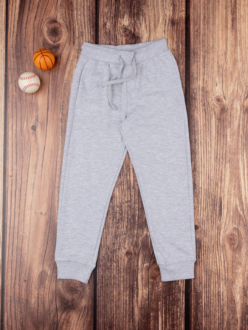 Pantalone felpato bimbo grigio - Prénatal