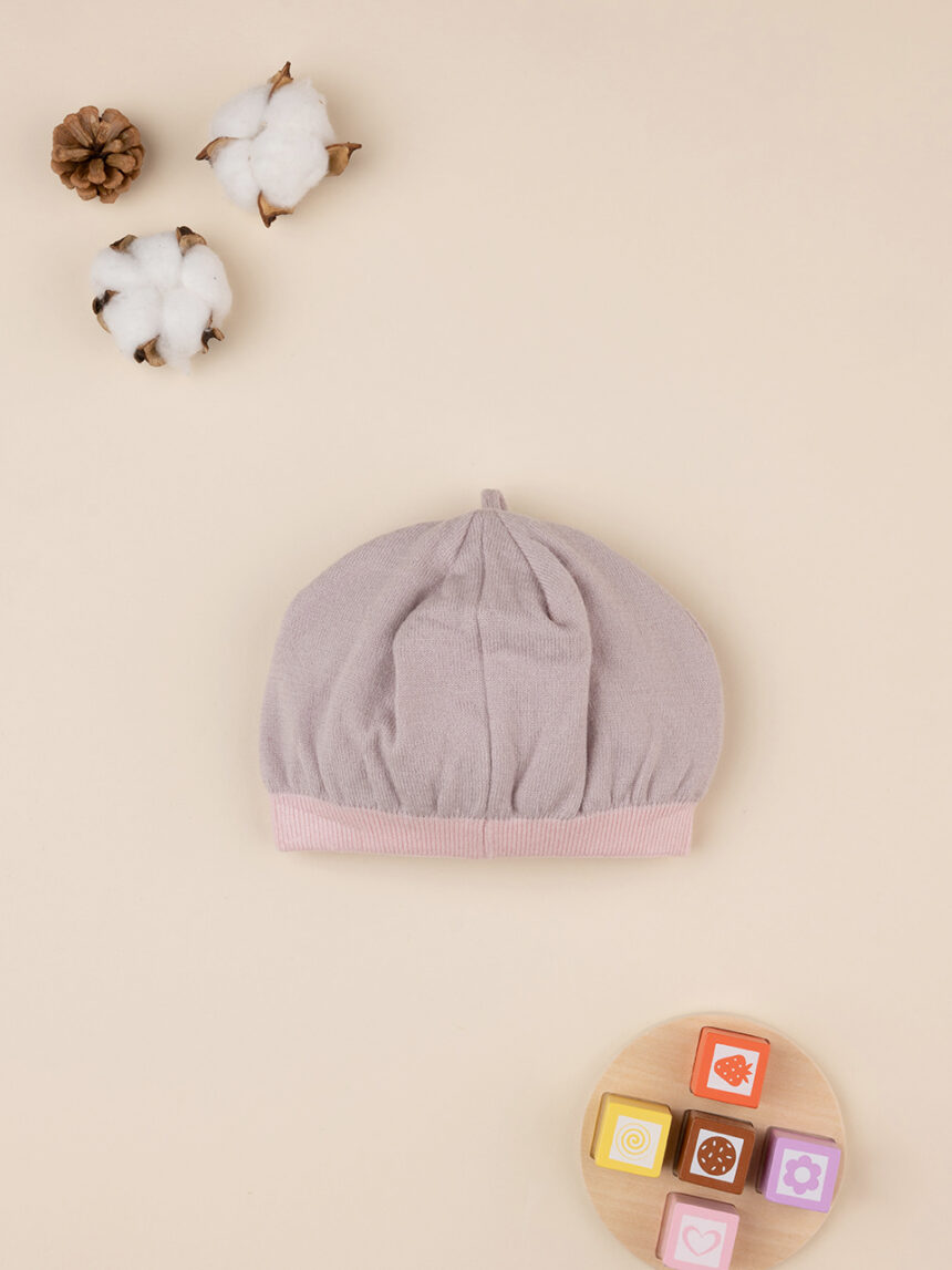 Cappello tricot bimba rosa - Prénatal