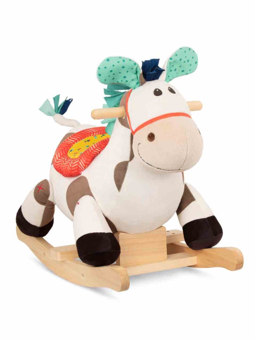Rodeo rocker - pony a dondolo in legno 18+ mesi - b. toys - B. TOYS