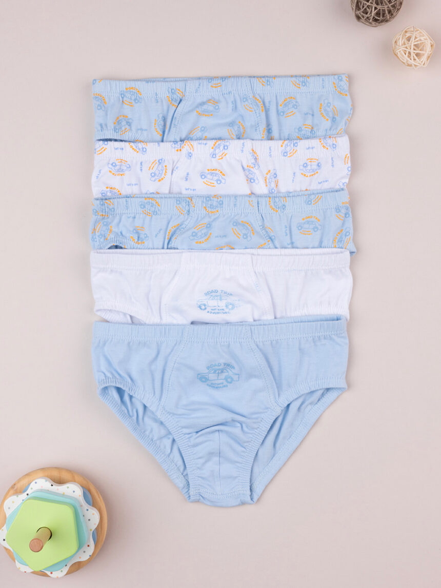 Pack 5 slip jersey bimbo organic cotton - Prénatal