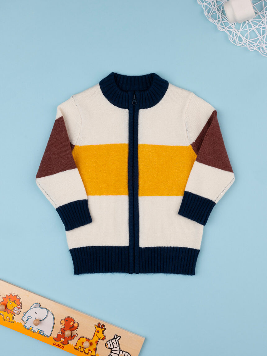 Cardigan tricot bimbo multicolor - Prénatal