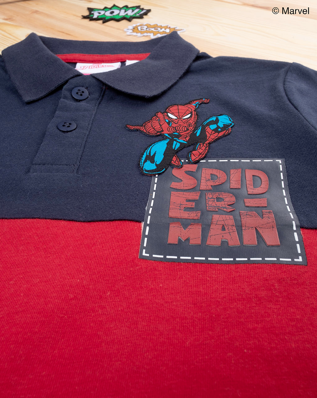 Polo jersey bimbo "spiderman" - Prénatal