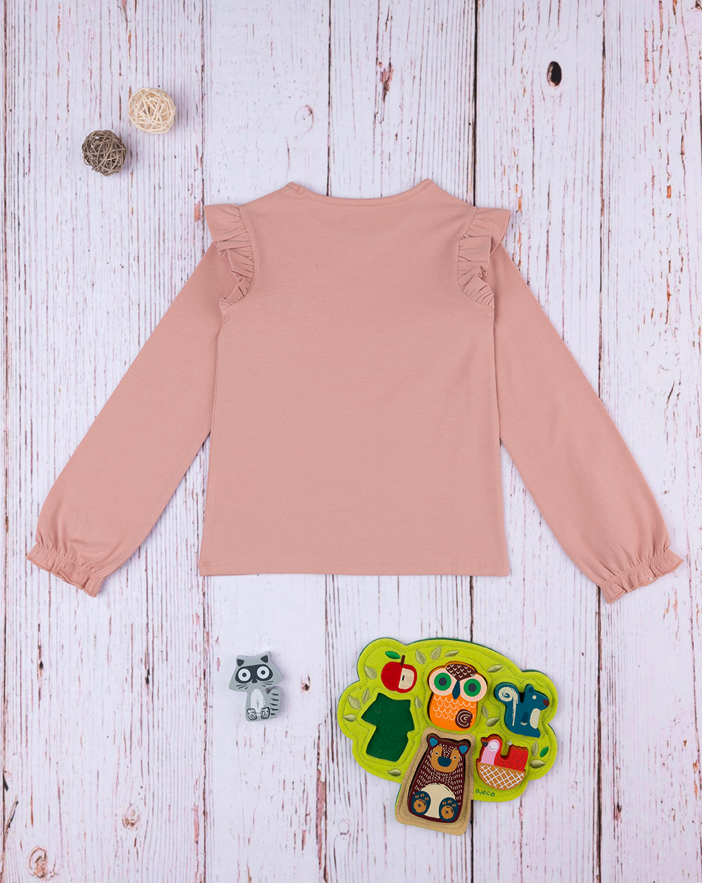 Maglia bimba rosa ricamata - Prénatal