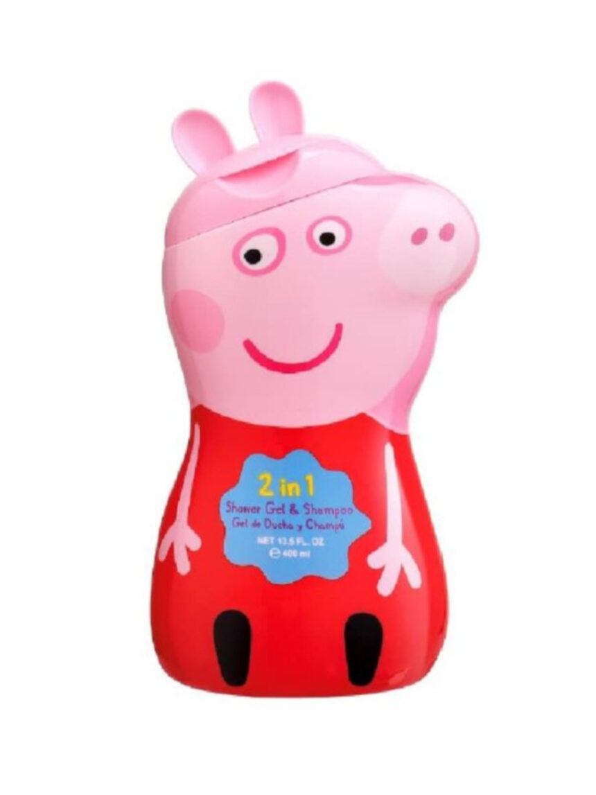 Gel doccia peppa pig  figura 2d - 2in1 - ml400 - Peppa Pig