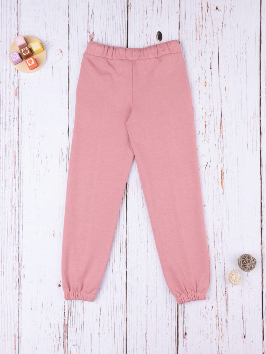 Pantalone felpato bimba rosa - Prénatal