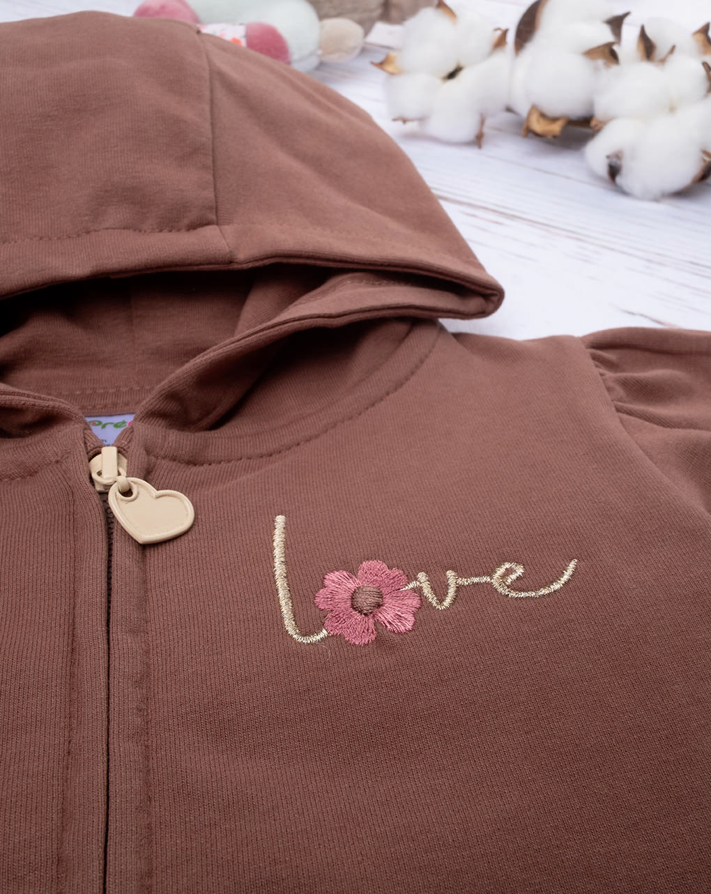 Petit Bateau A0B6Y Felpa A Maniche Lunghe Bimba 0-24 Rosewood 3