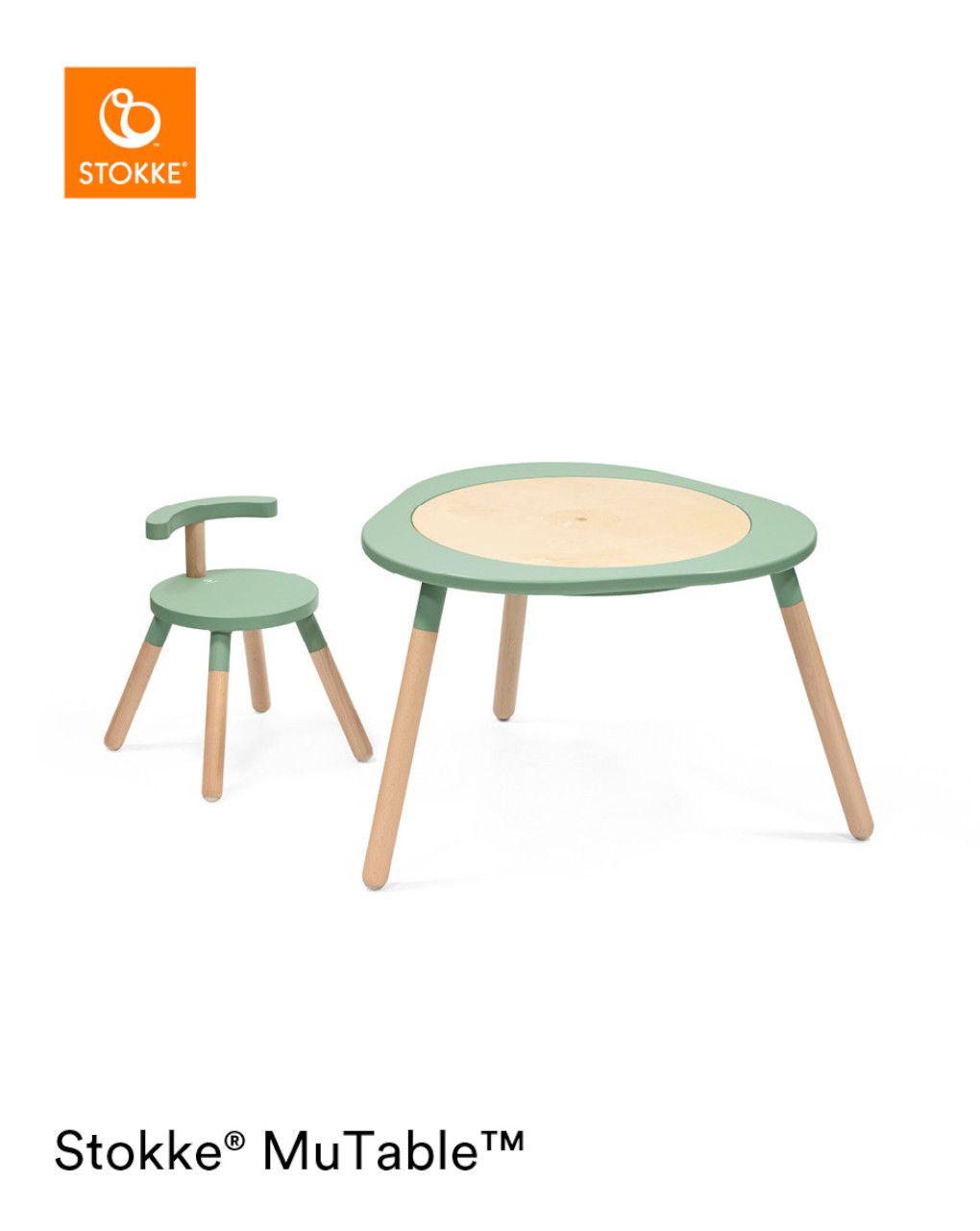 Tavolo da gioco stokke® mutable™ v2 clover green - Stokke