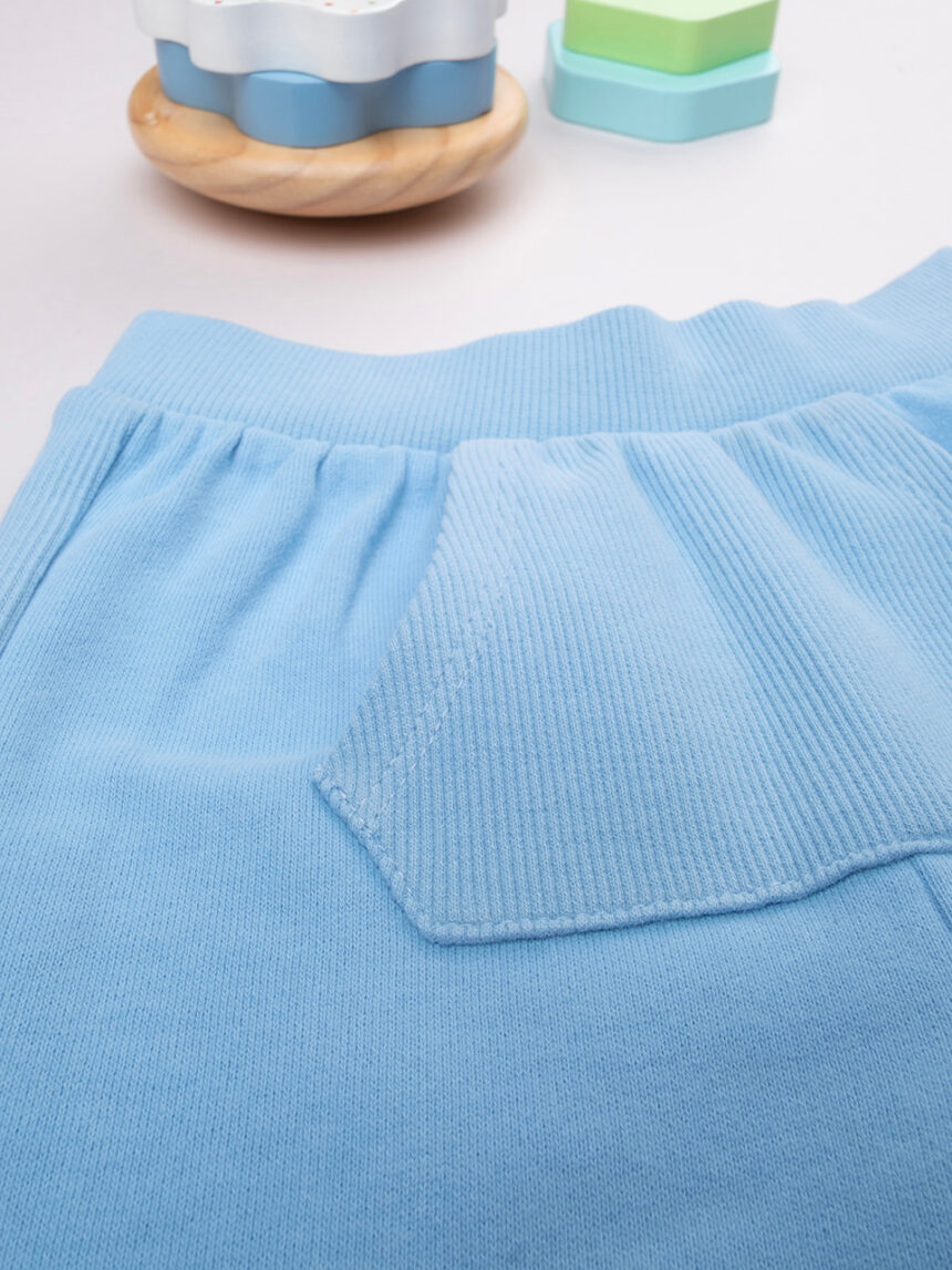 Pantalone felpato bimbo azzurro - Prénatal