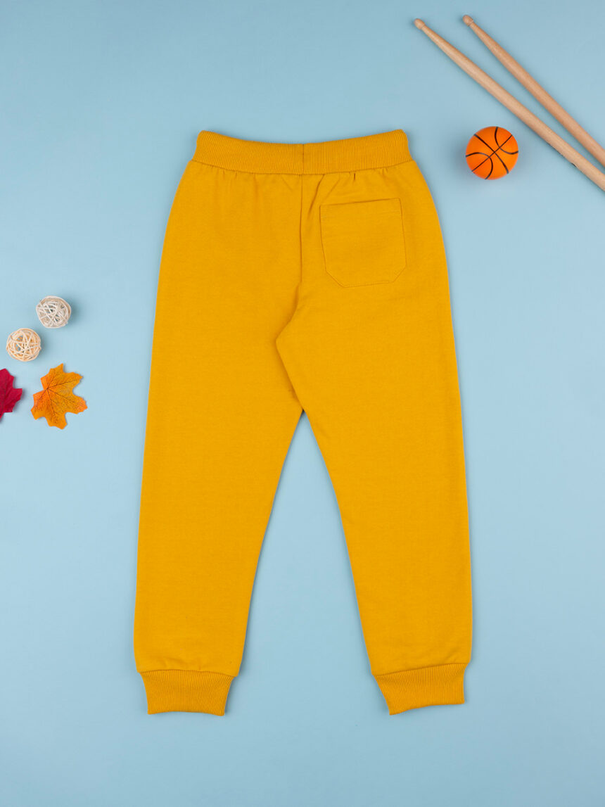 Pantalone felpato bimbo giallo - Prénatal