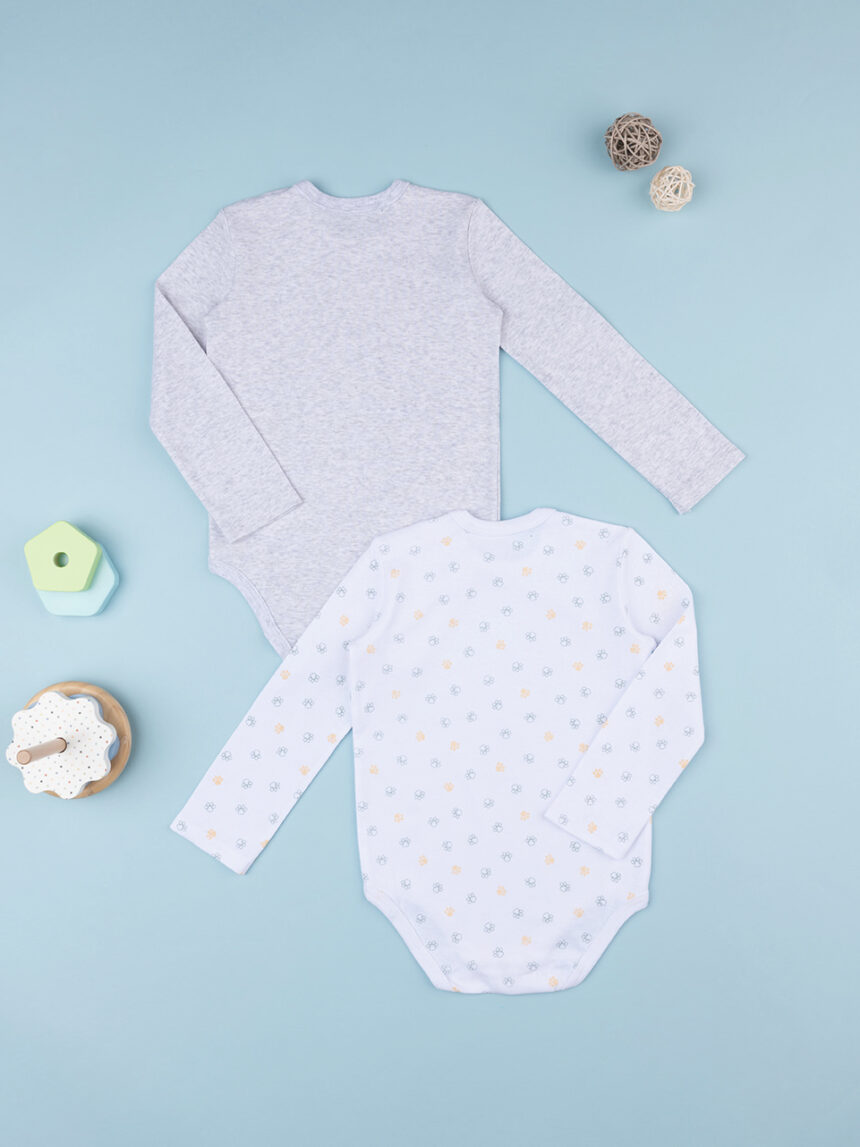 Pack 2 body costina bimbo organic cotton - Prénatal