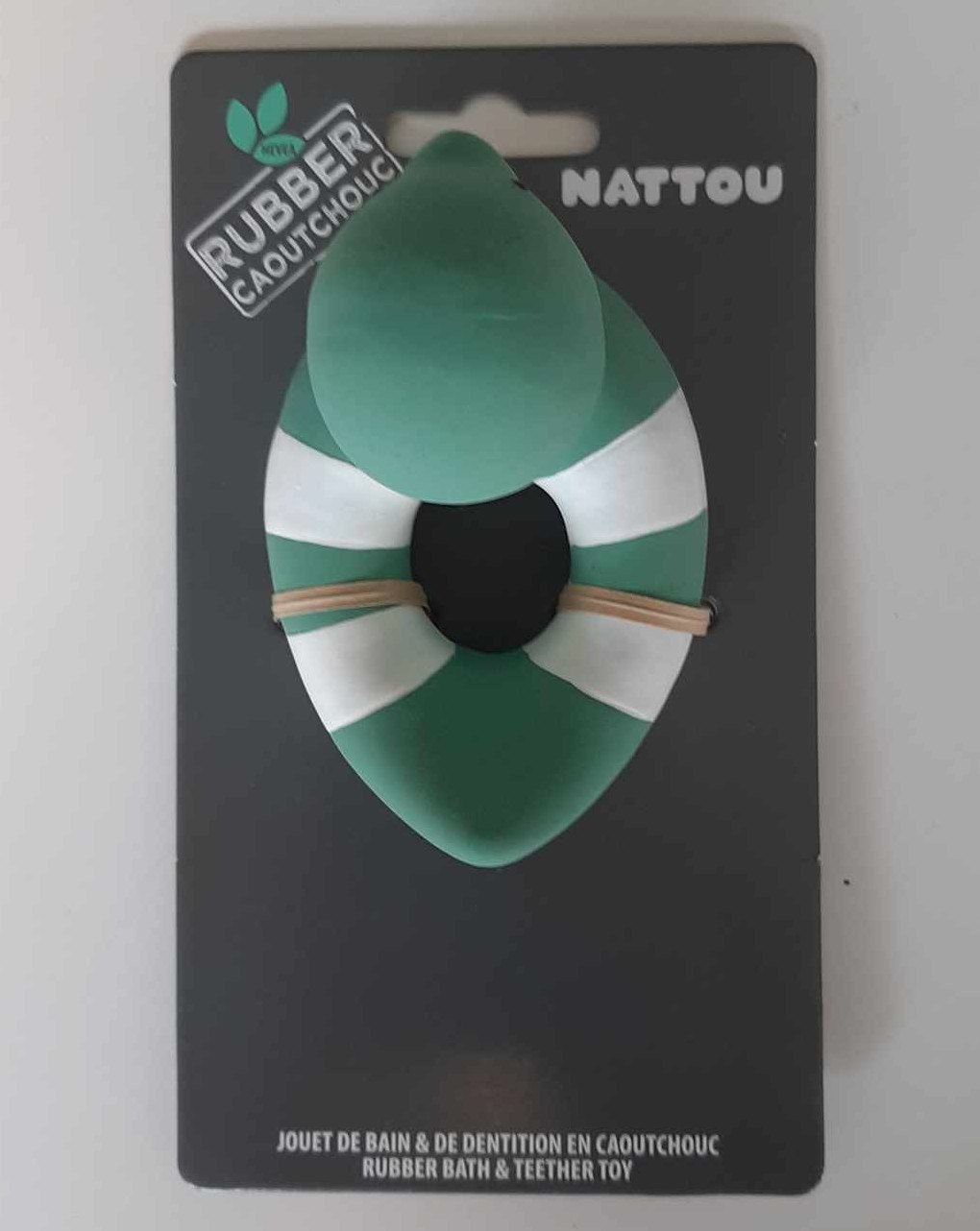 Papera verde in caucciù - nattou - Nattou