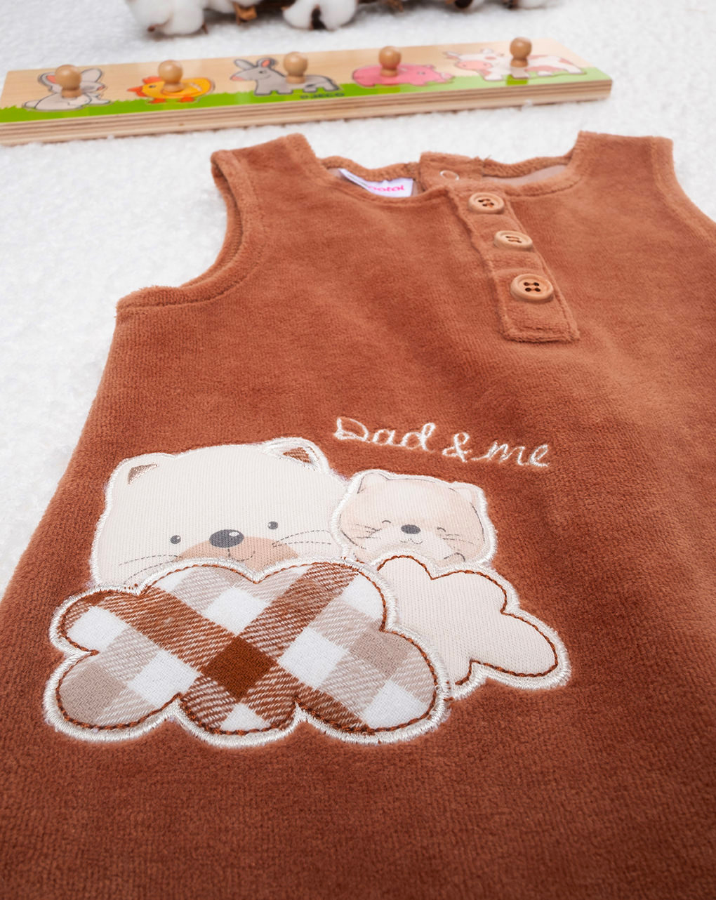 Completo bimbo marrone "teddy" - Prénatal