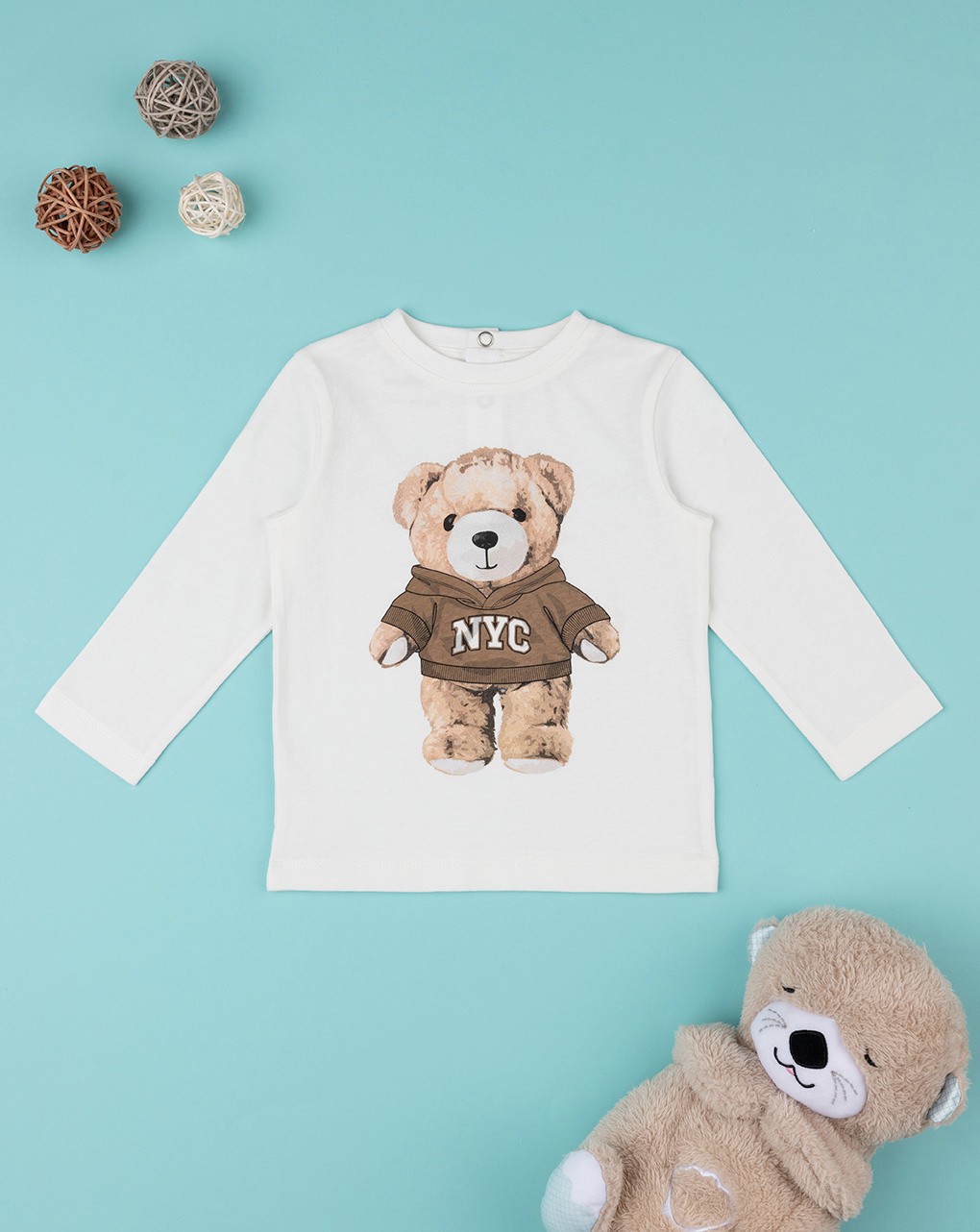 T-shirt bimbo "teddy bear" - Prénatal