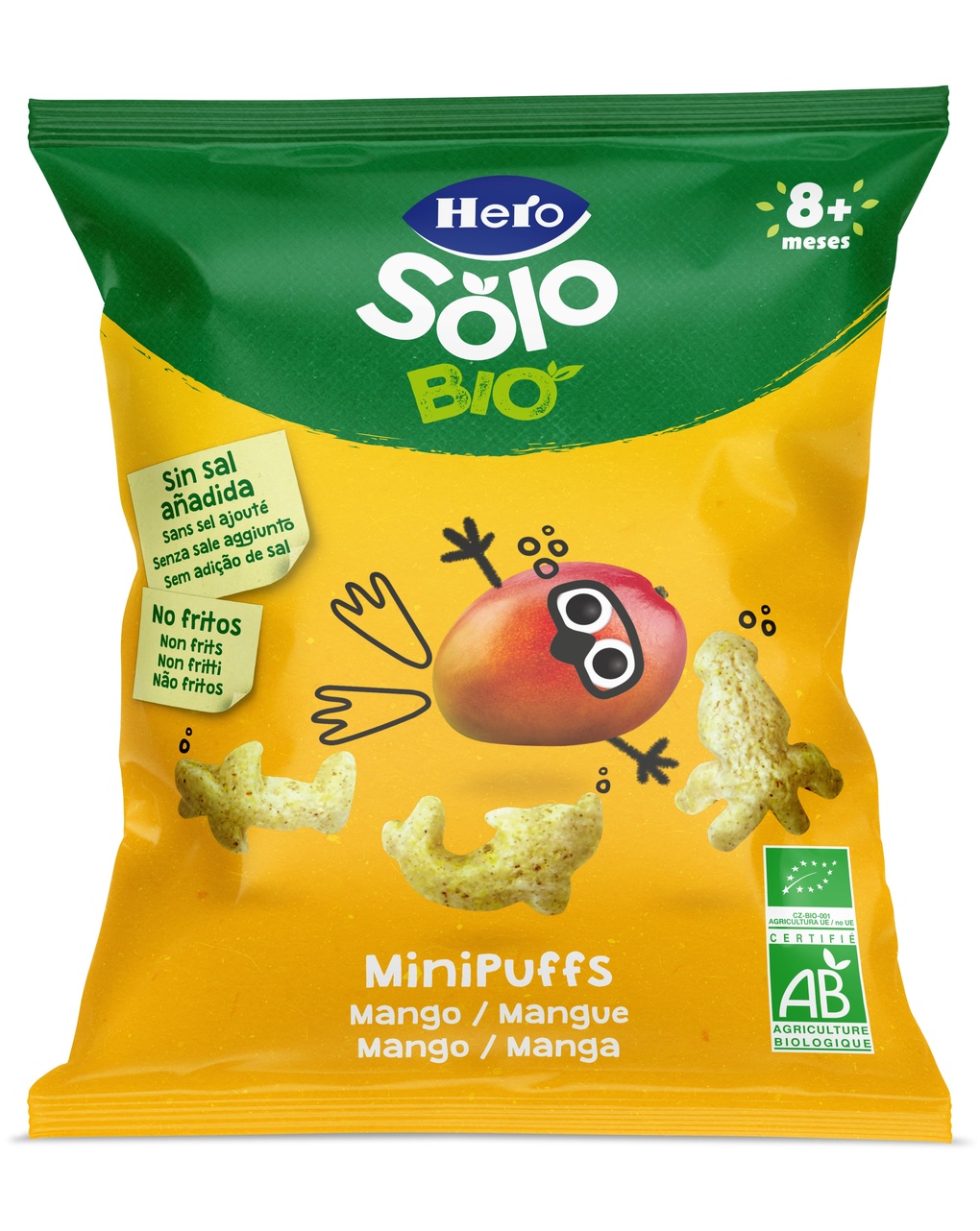 Minipuffs mango 18 gr - hero solo