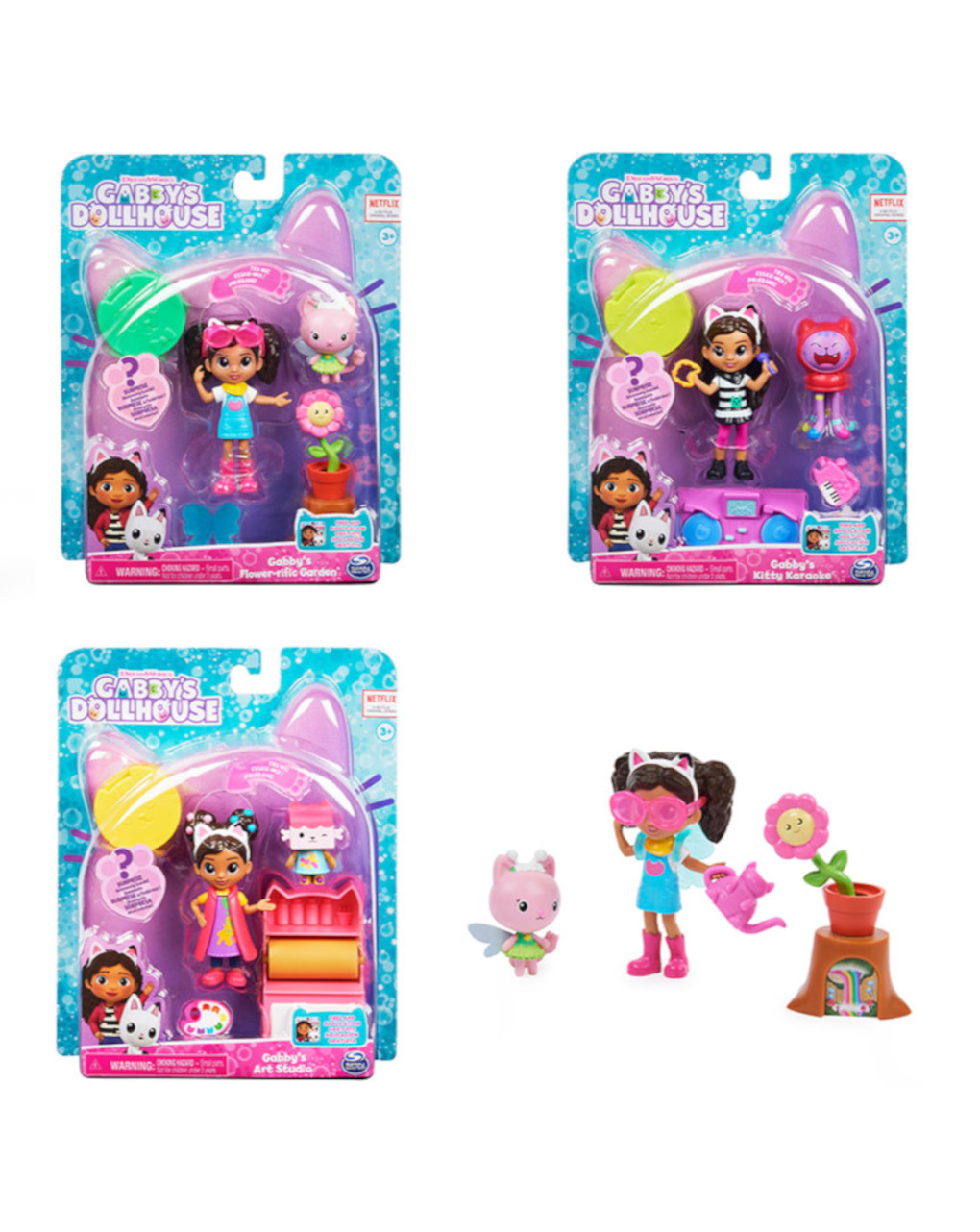 Gabby's dollhouse - pack 2 personaggi e accessori (articolo assortito) - spin master