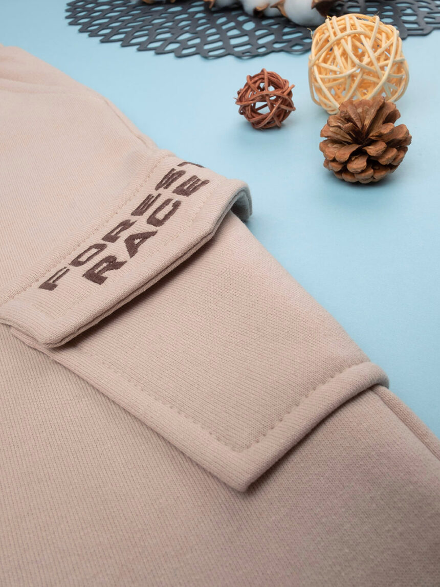 Pantalone felpato bimbo beige - Prénatal