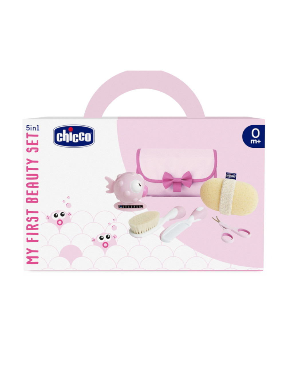 Set igiene 5in1 My First Beauty rosa 0m+ - chicco - Prénatal