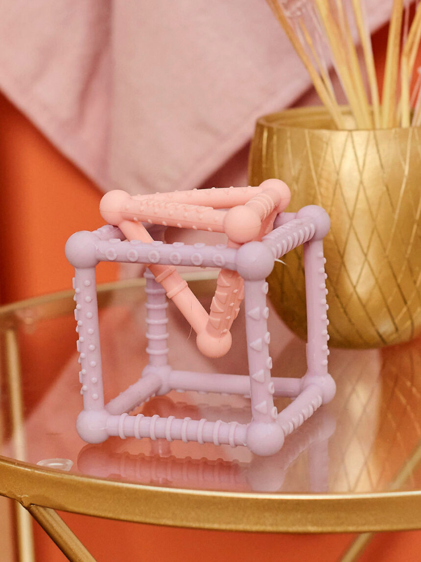 Set di 2 cubi in silicone rosa/lila - nattou - Nattou