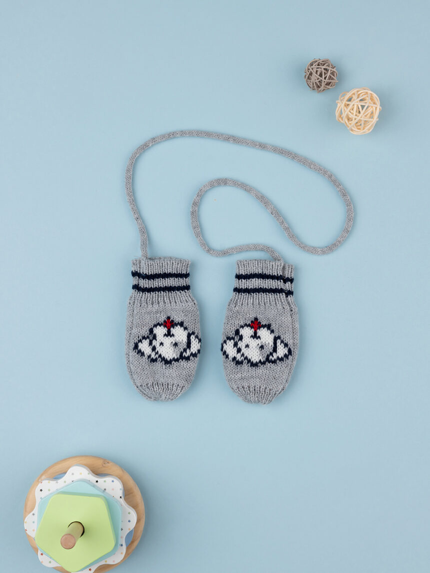 Muffole tricot bimbo  "cagnolino" - Prénatal