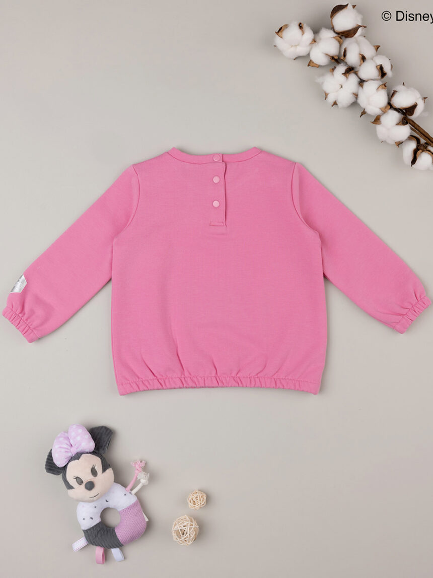 Felpa bimba rosa "minnie" - Prénatal