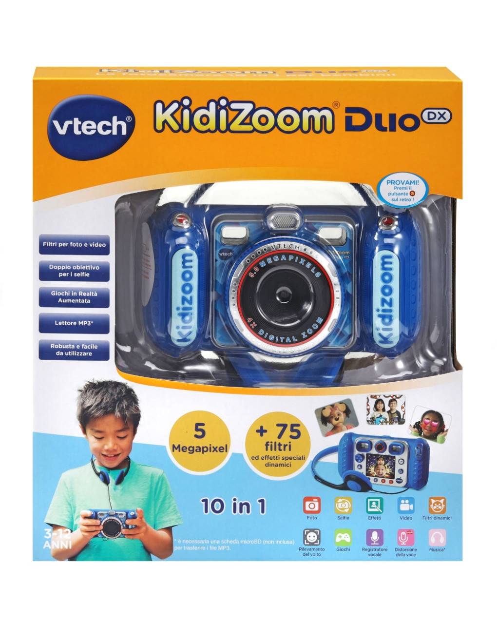 Kidizoom ® duo dx blu 3-12 anni - vtech - VTECH