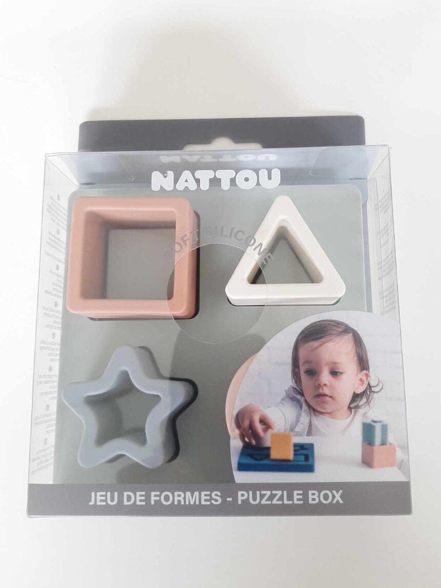 Formine ad incastro in silicone verde chiaro - nattou - Nattou