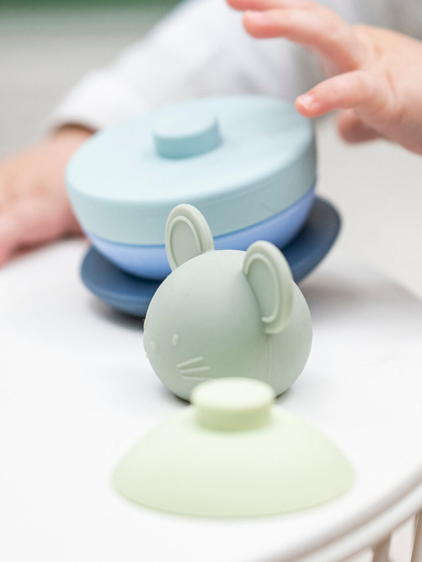 Topolino impilabile azzurro - nattou - Nattou
