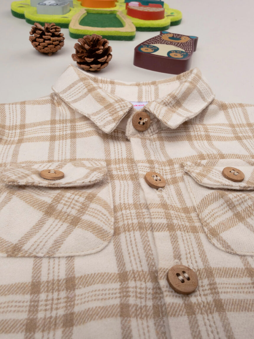 Completo tutina  e camicia flanella bimbo - Prénatal