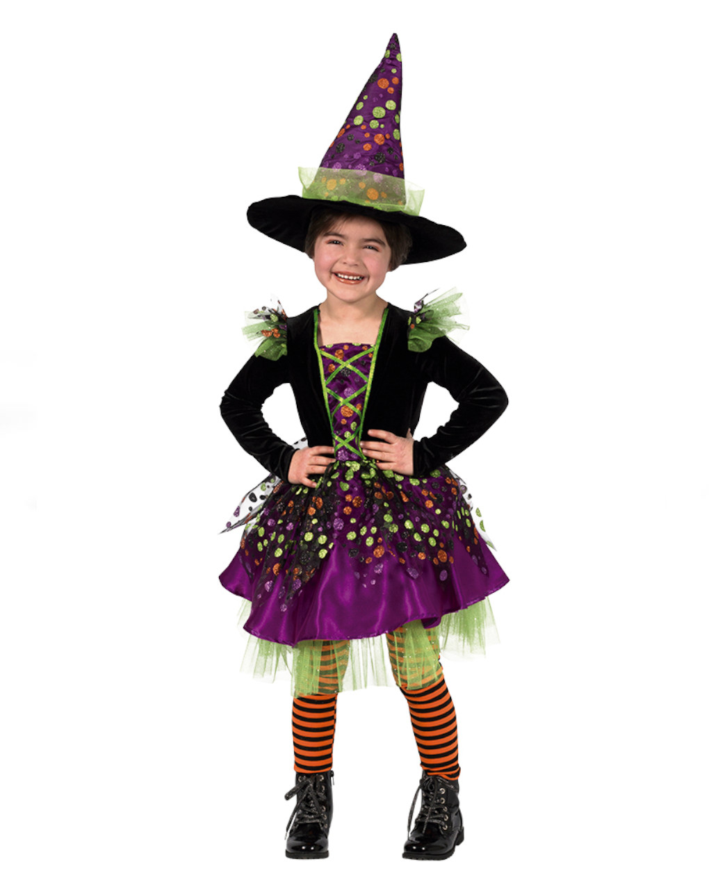 CERCHIETTO CON CAPPELLO STREGA - Halloween - Accessori Shop Online Costumi